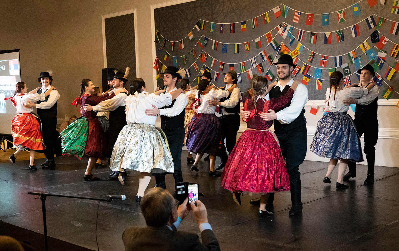 Hungarian dance group